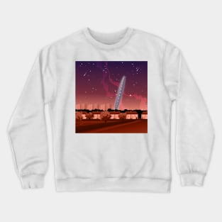 That UFO Podcast Textless (Summer / Square) Crewneck Sweatshirt